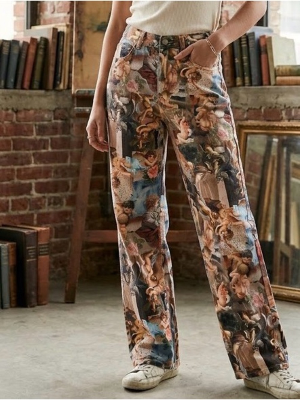 ❤️ Printed Pants - Size 28
